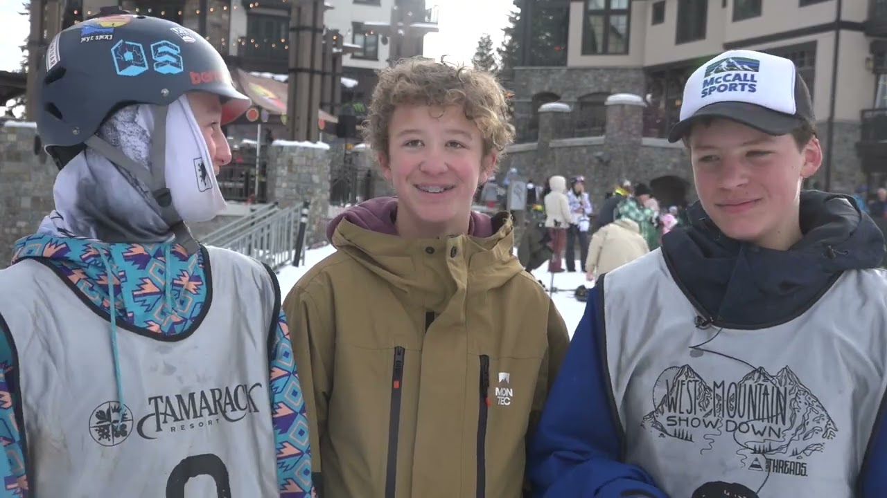 Skiers and snowboarders put on a show at Tamarack's rail jam