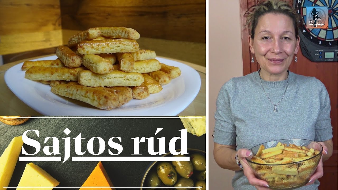 Sajtos rúd 🧀 könnyű recept | Teca Konyhája