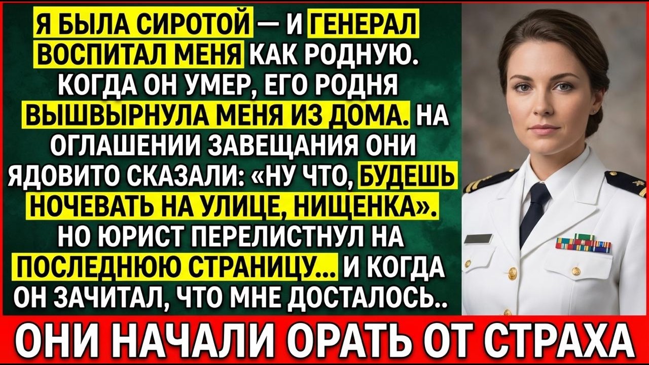 Они Высмеяли «Сироту, Которую Воспитал Генерал» — Пока Юрист Не Дошёл До Последней Страницы