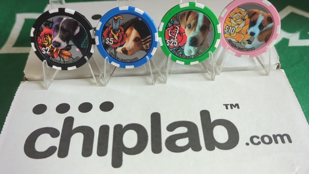 Custom poker chips from Chiplab