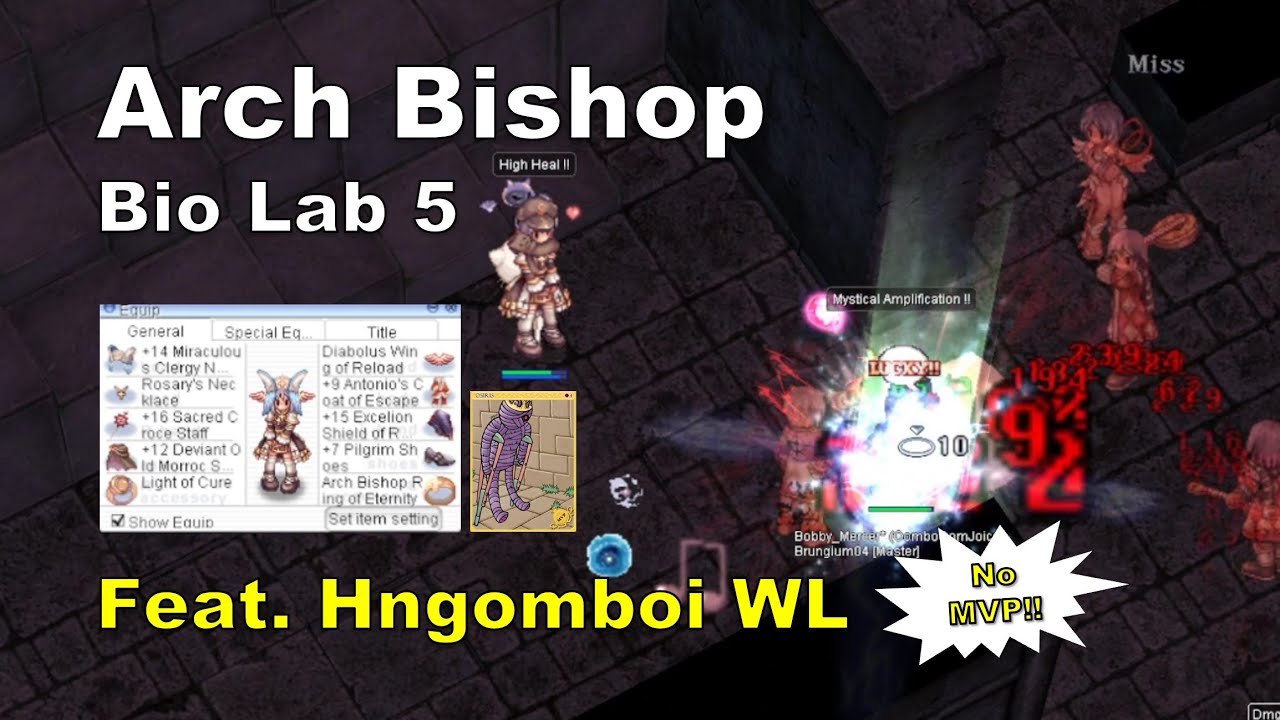 [BB iRO] Arch Bishop Full Support - Bio Lab 5 - 