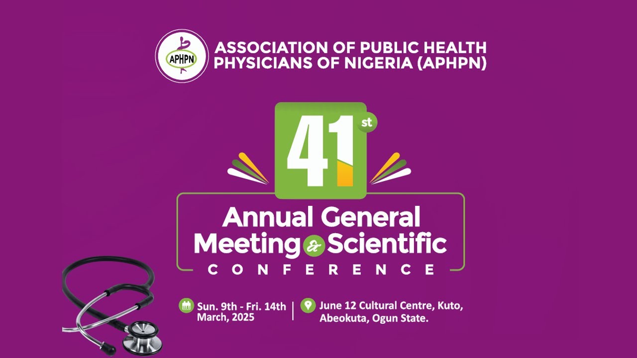 APHPN 41ST ANNUAL GENERAL MEETING & SCIENTIFIC CONFERENCE