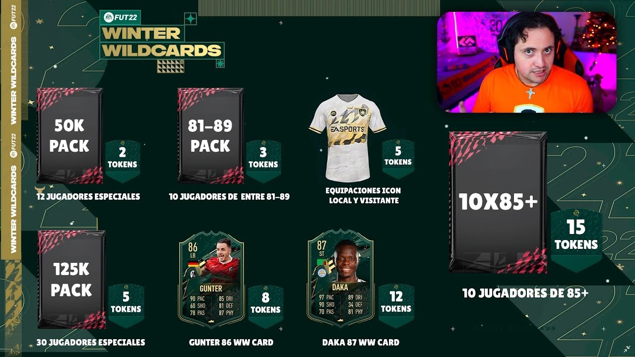 &iexcl;COMODINES DE INVIERNO EN FIFA 22! &iquest;C&Oacute;MO FUNCIONAN? &iquest;QU&Eacute; INTERCAMBIAR? PACK DE 10x85+ EN FIFA 22