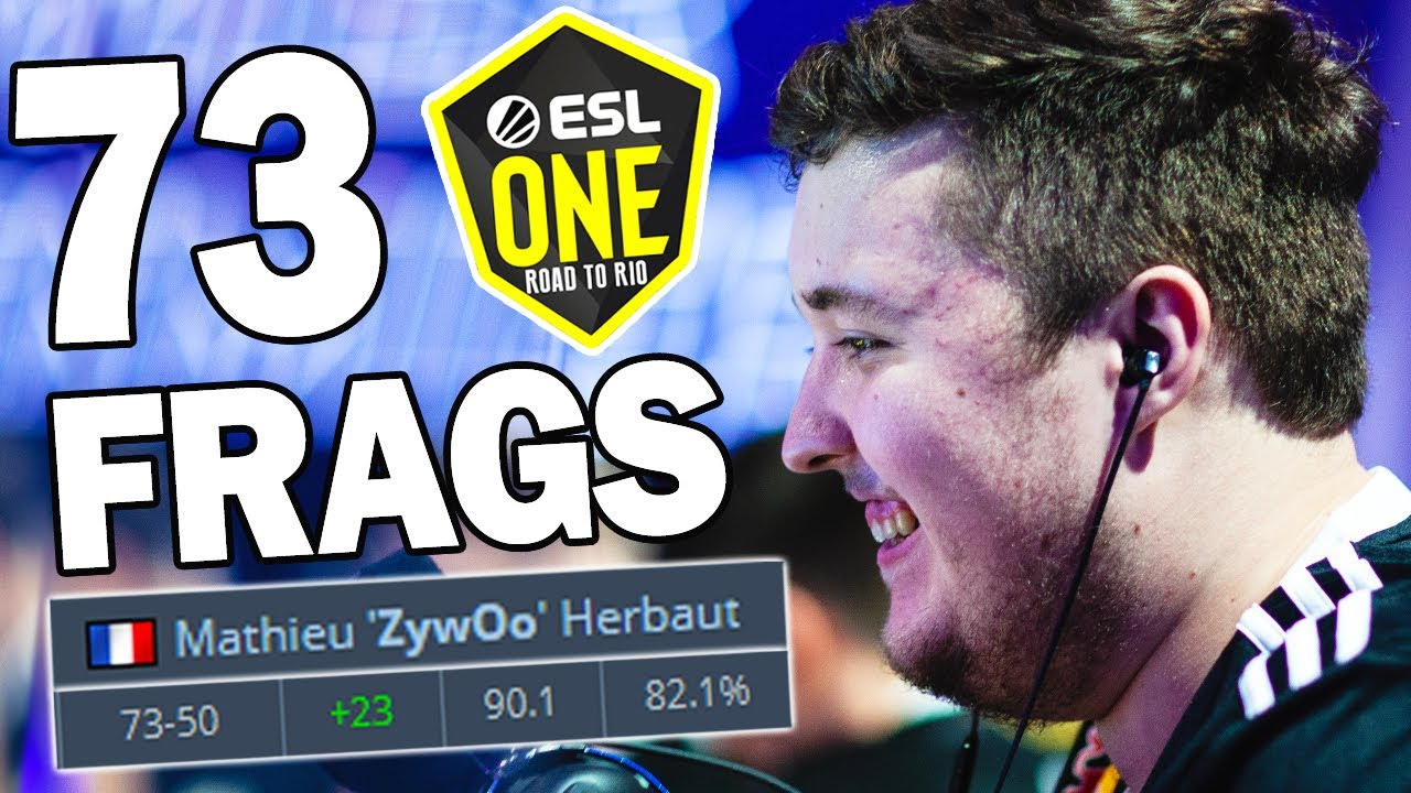 Zyw0o 73 Frag HARD CARRY!! EZ4ENCE Huge Fnatic Upset... | ESL Road to Rio Day 1 BEST MOMENTS
