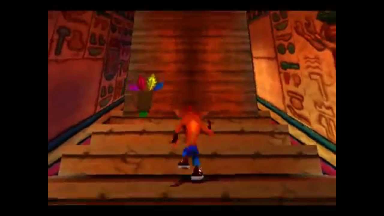 Crash Bandicoot Warped: Level 16 - Sphynxinator - Crystal + Box Gem