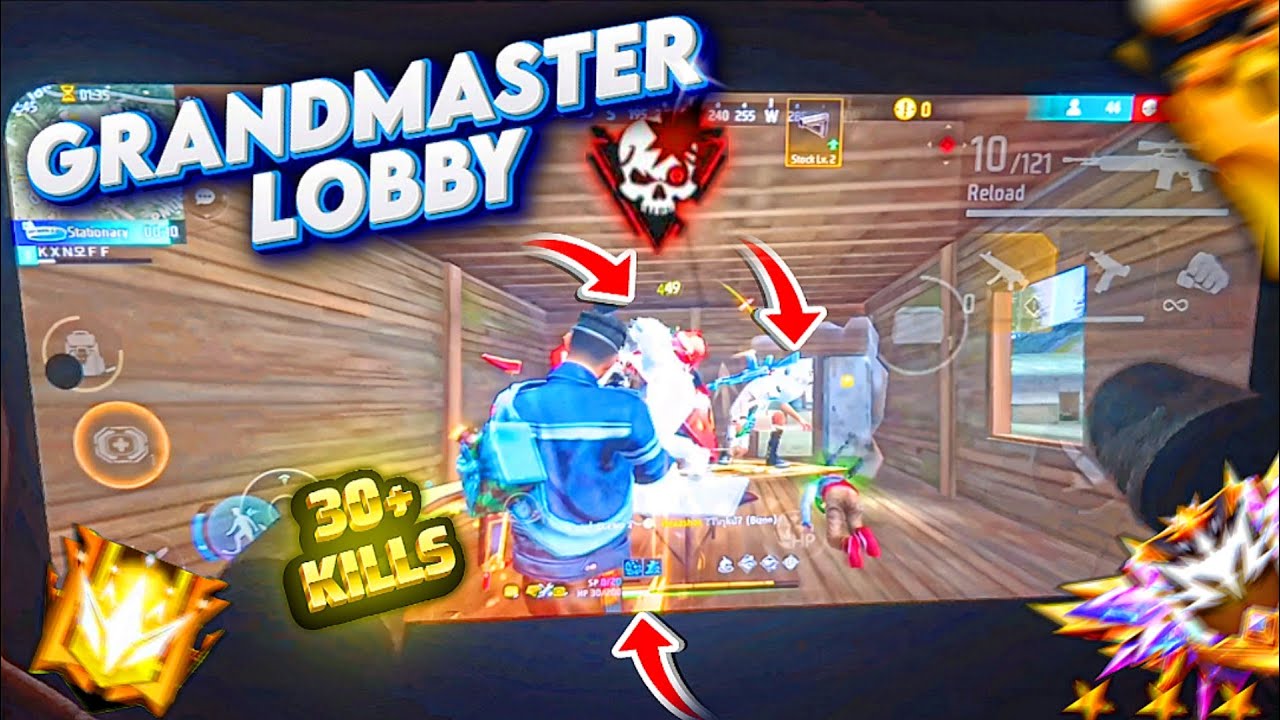 Free Fire Handcam POV 🎮 Grandmaster Lobby ⚡ 30+ Kills 💪 Insane Solo Vs Squad  Gameplay | Redmi 12 5G