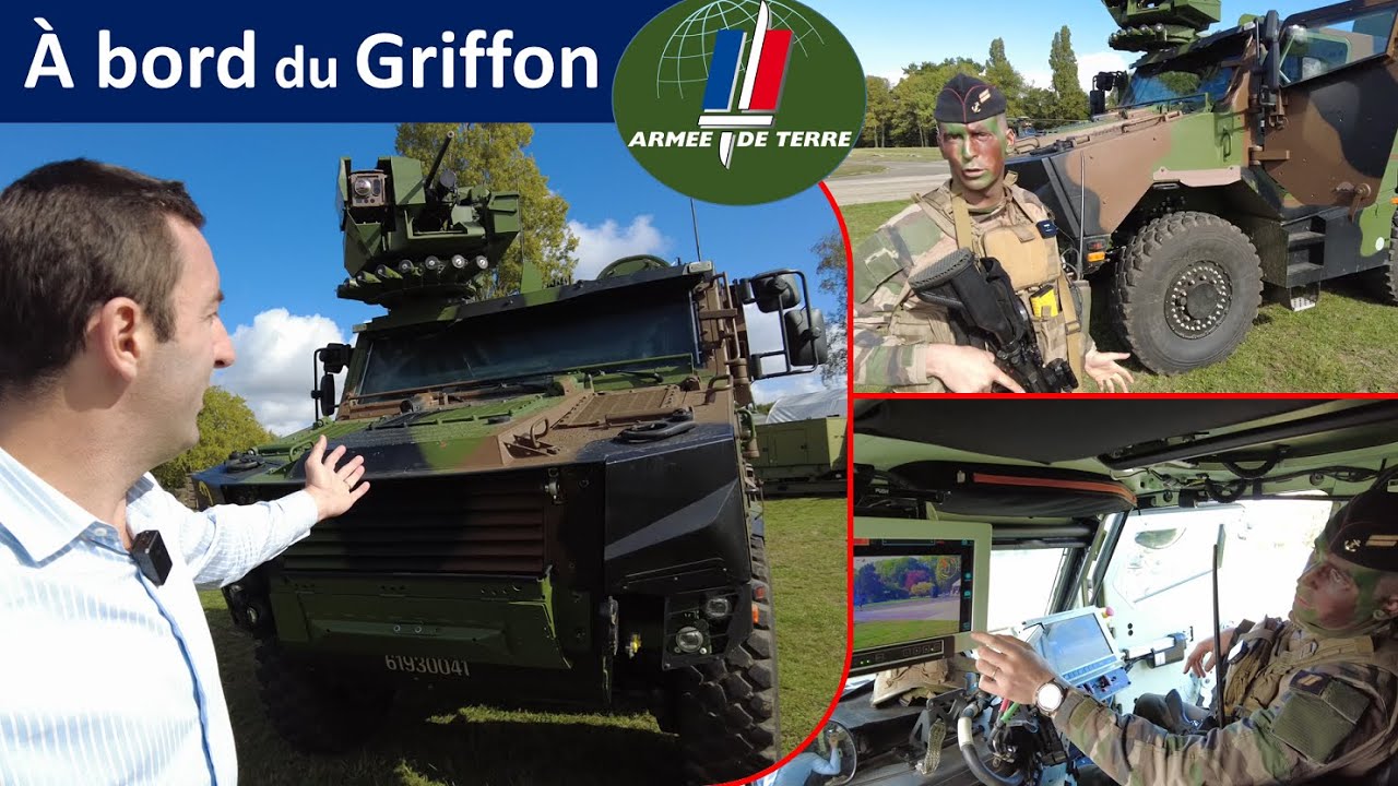Le Griffon, blindés d'infanterie armé du programme Scorpion - avec  @Armée de Terre