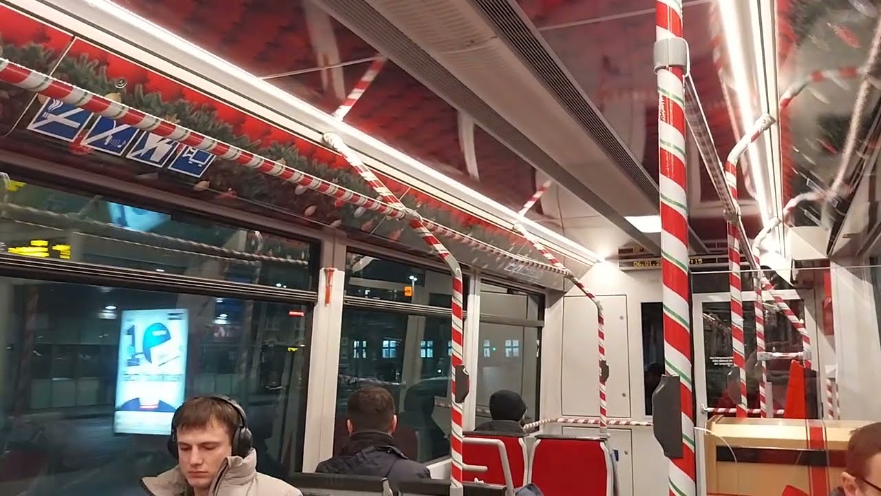 BSAG GT8N Weihnachtsbahn Mitfahrt von Theater am Leibnizplatz bis Hbf 