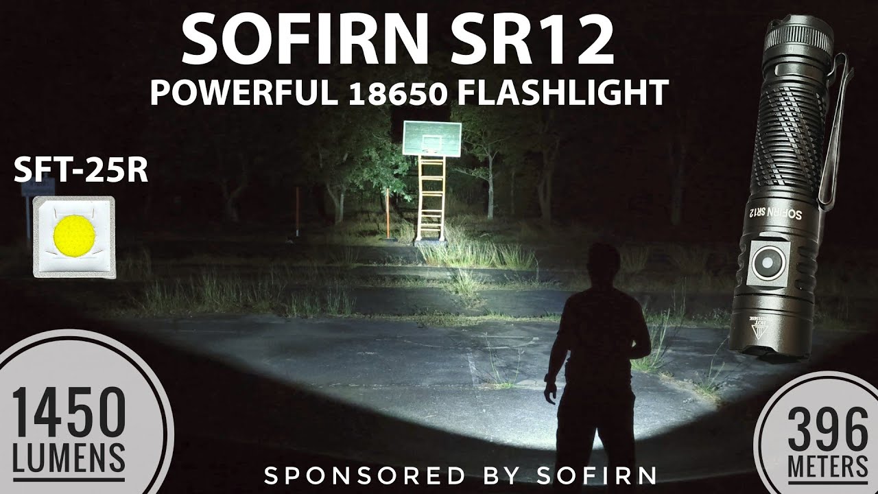 Sofirn SR12 Review & Beamshots Comparison with Convoy S8 SFT-25R 8A Driver