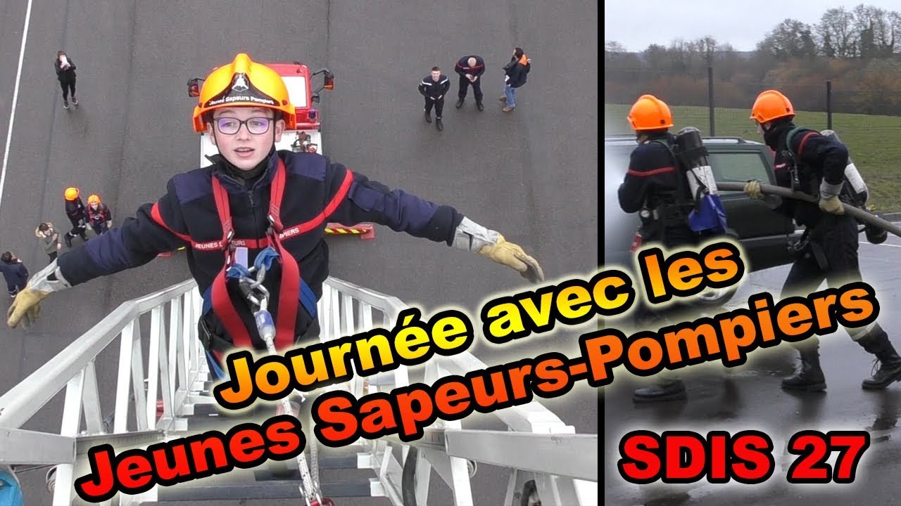 Journée avec les Jeunes Sapeurs-Pompiers SDIS 27