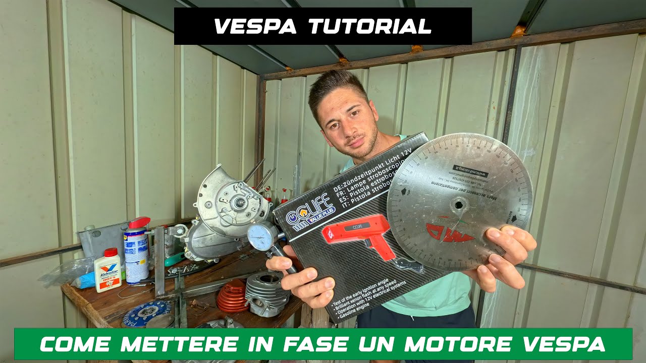 VESPA TUTORIAL: MESSA IN FASE MOTORE E DIFFERENZE TRA ANTICIPO FISSO E VARIABILE + news importanti