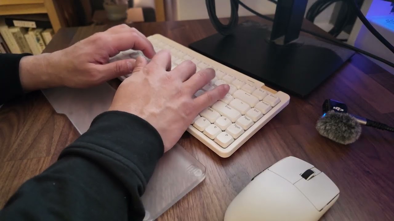 ASMR Typing (No Talking) - Lofree Flow Lite84 Keyboard, Speed Typing