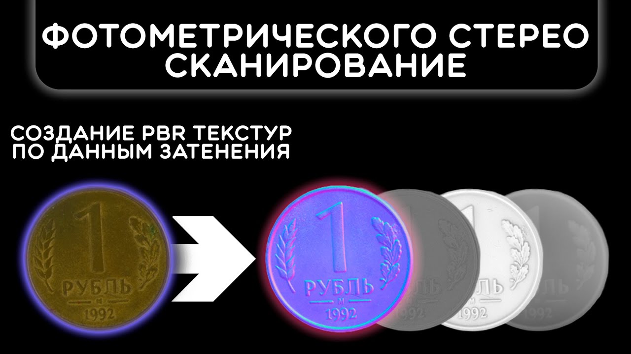 Фотометрическое Стерео Сканирование | Создание PBR Текстур | Unity ArtEngine