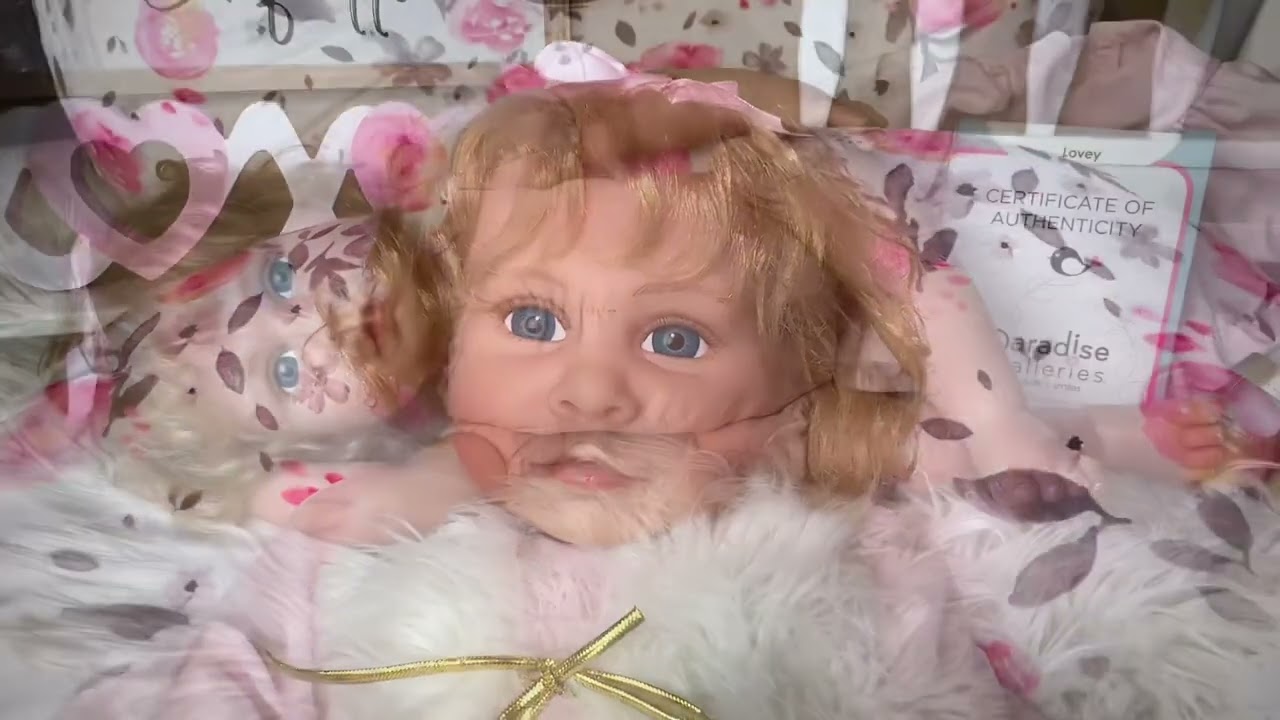Lovey a Paradise Galleries New lifelike baby doll, sculptor Karen Scott.  @paradisegalleries