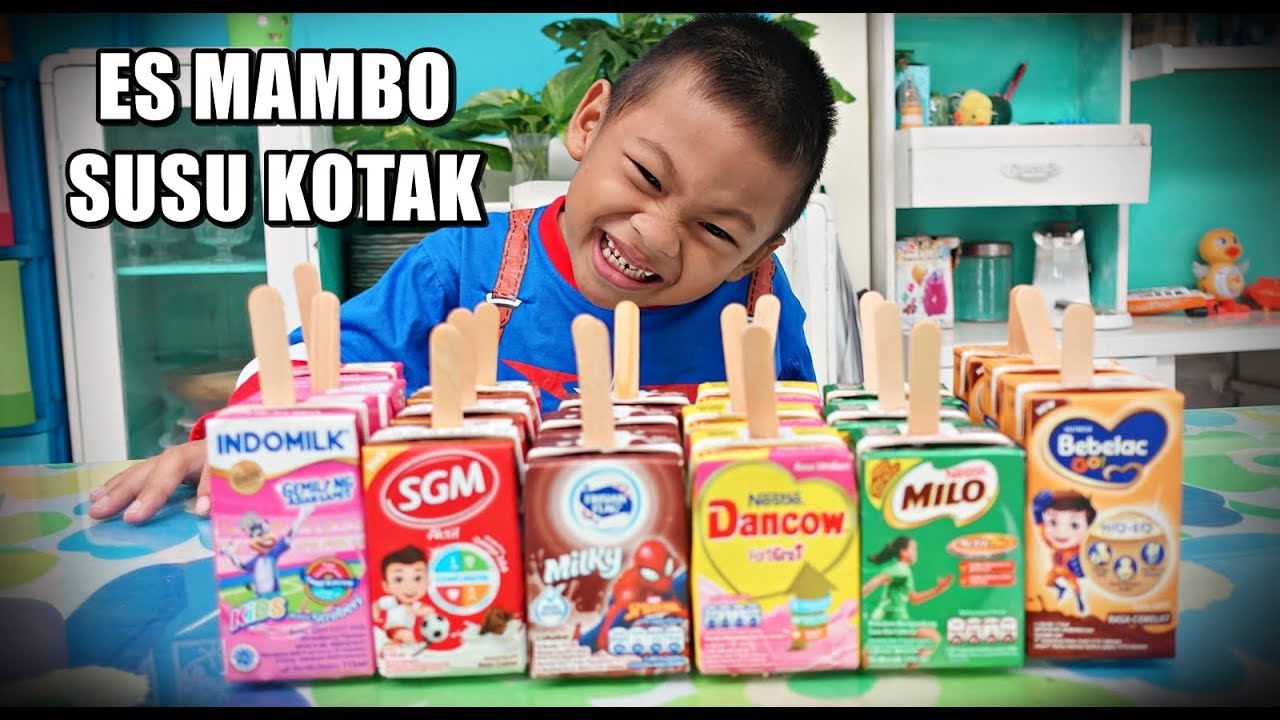 Cara Mudah Buat ES STICK SUSU KOTAK