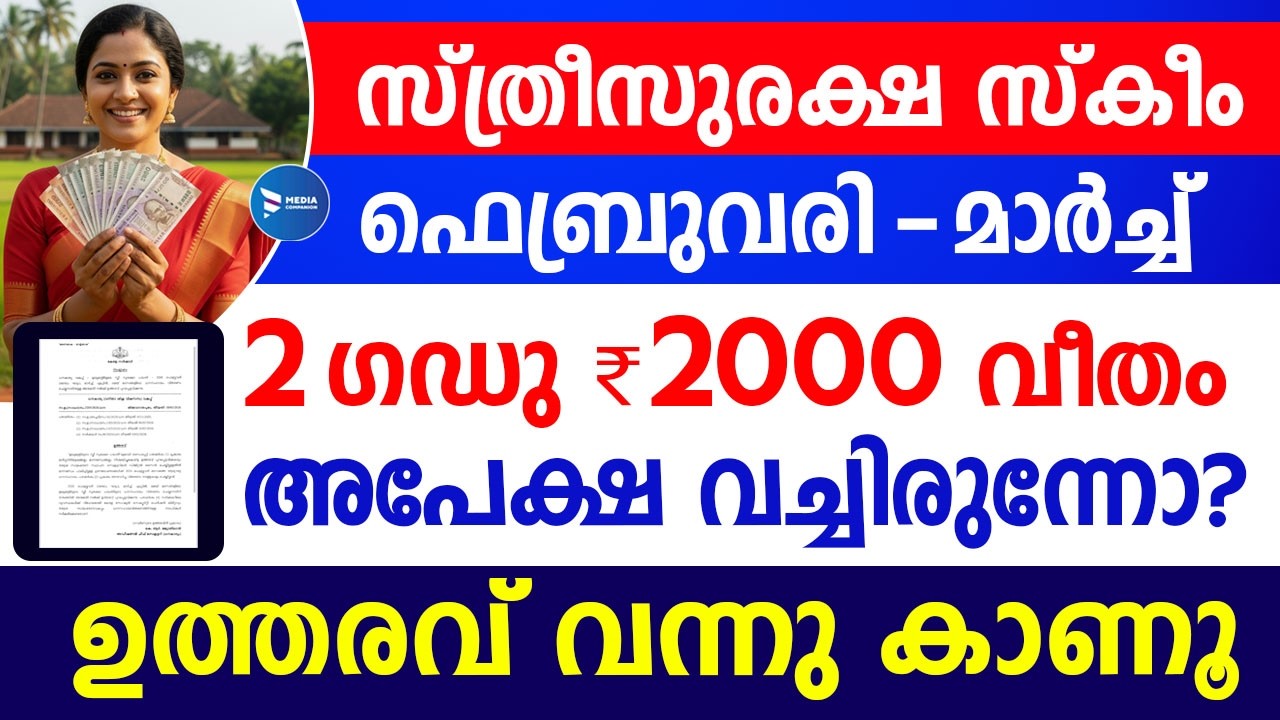 സ്ത്രീസുരക്ഷ പെൻഷൻ 2 ഗഡു 2000രൂപ അക്കൗണ്ടിലേക്ക്|18 ലക്ഷംപേർക്ക് വിതരണം ഇങ്ങനെ|Sthreesuraksha scheme