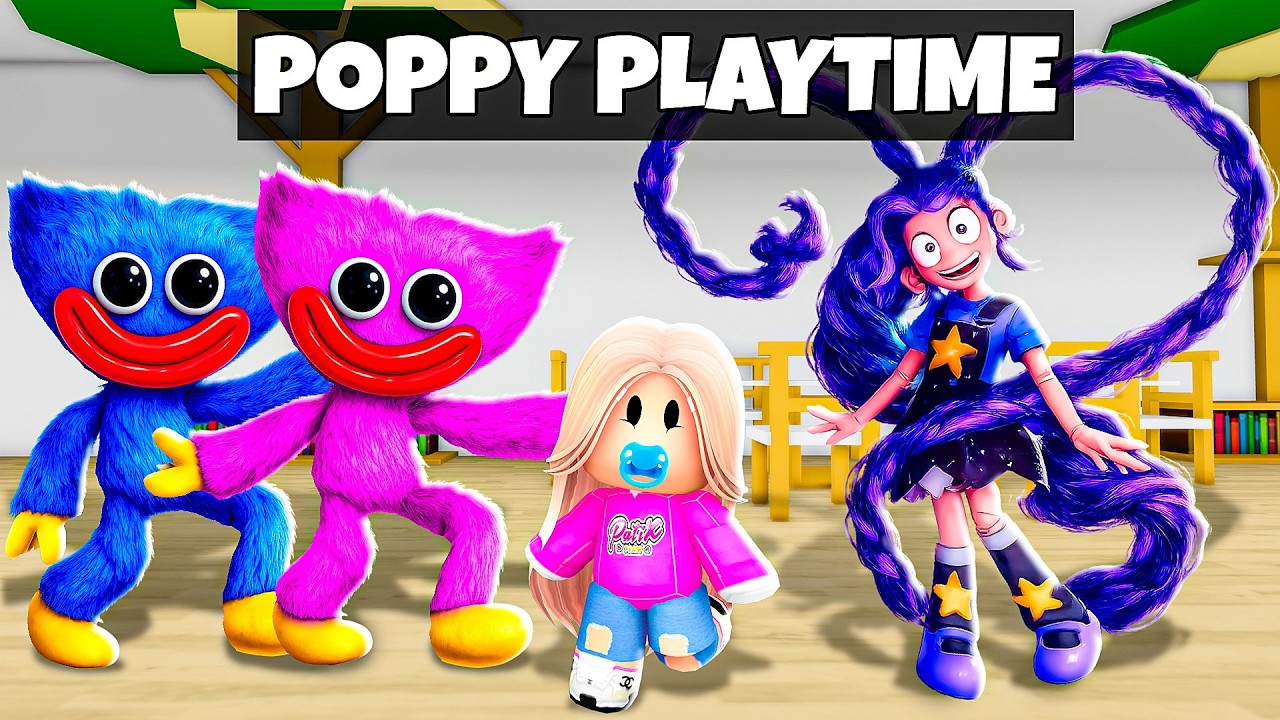 ZOSTAŁAM ADOPTOWANA PRZEZ RODZINĘ POPPY PLAYTIME na BROOKHAVEN w ROBLOX!