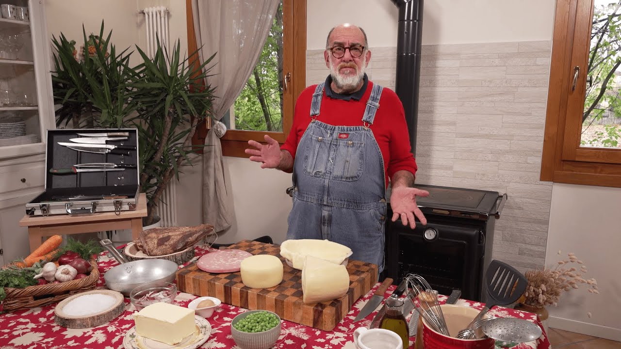 In cucina con Giorgione | Torta Rustica con mortadella e piselli