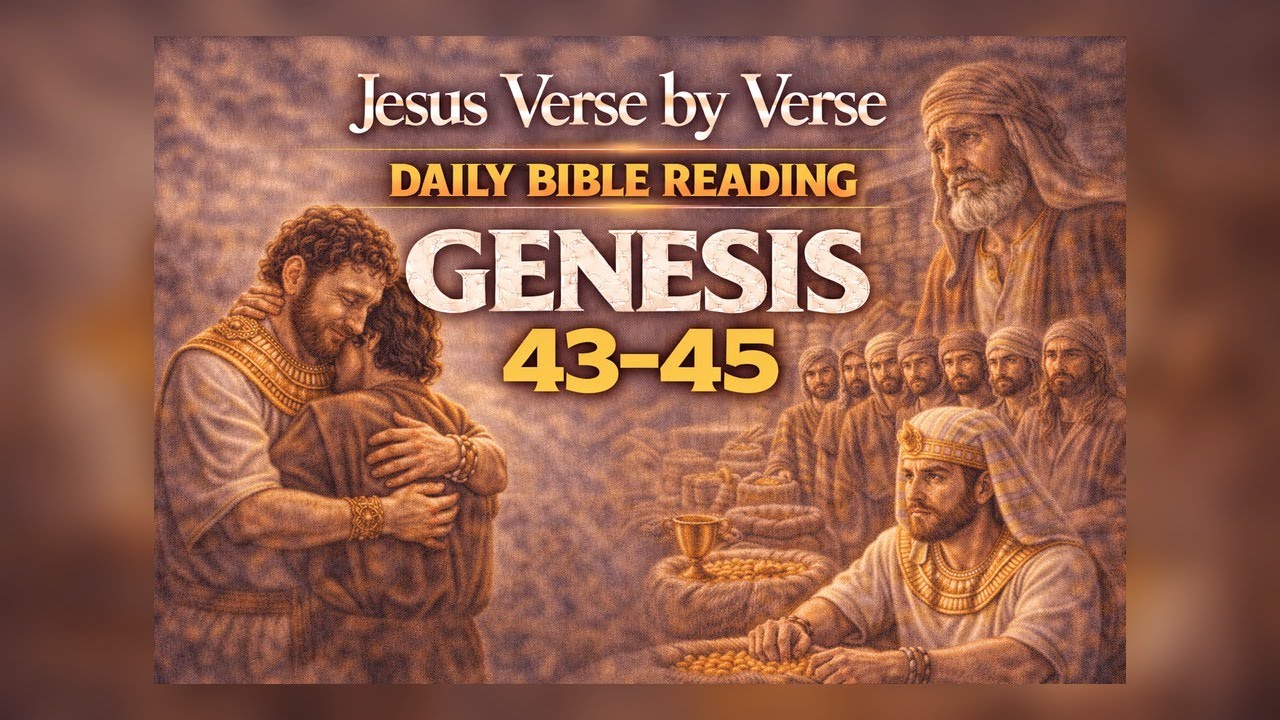 📖 Bible in a Year - Day 27: Genesis 43–45 Judah’s Intercession, Joseph Revealed, and Reconciliation