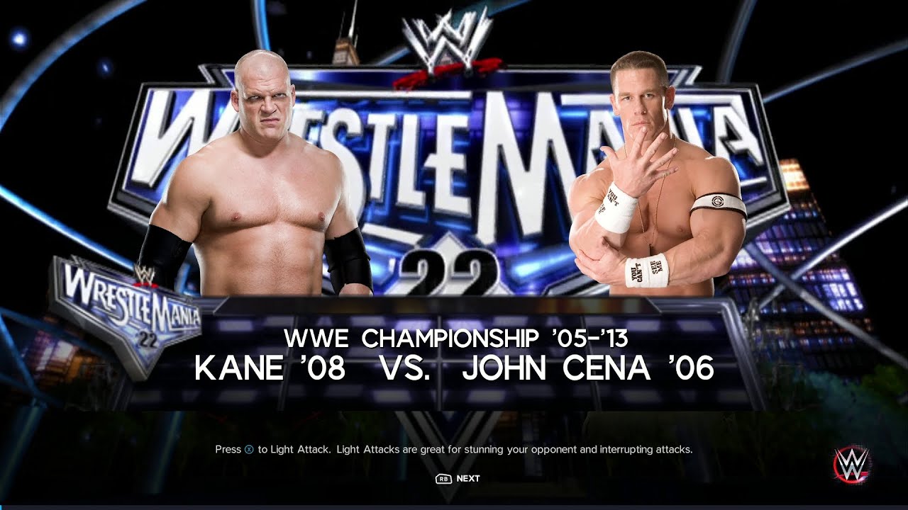 WWE 2K23 Kane Vs John Cena