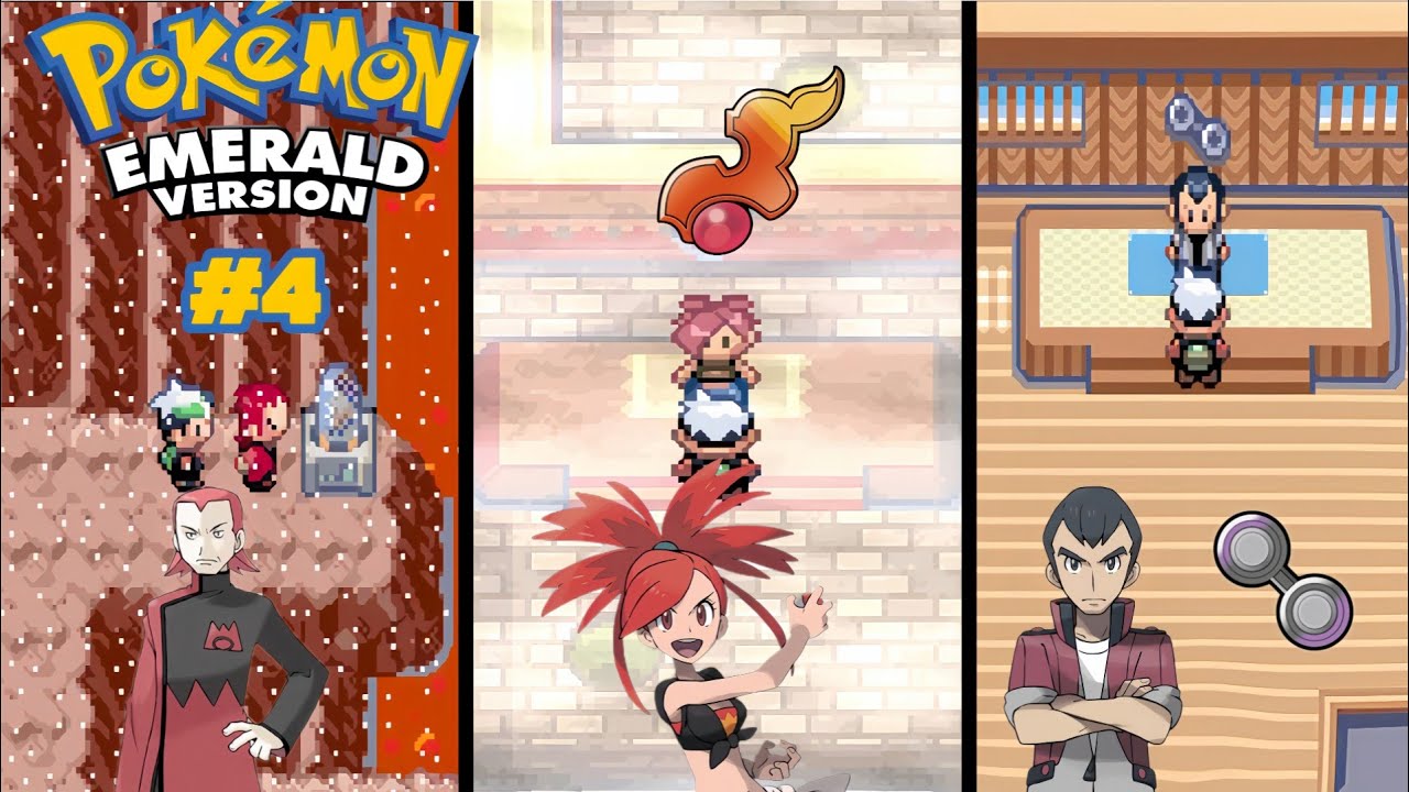 POKÉMON EMR  | Triplas Batalhas team magma, tipo fogo , tipo normal 