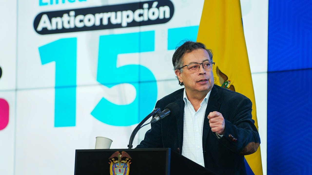 Palabras del Presidente Gustavo Petro durante el lanzamiento de la Línea Anticorrupción 157