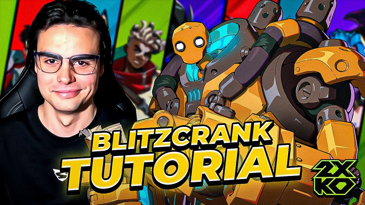 TUTORIAL de BLITZCRANK en el 2XKO - GU&Iacute;A PRINCIPIANTES
