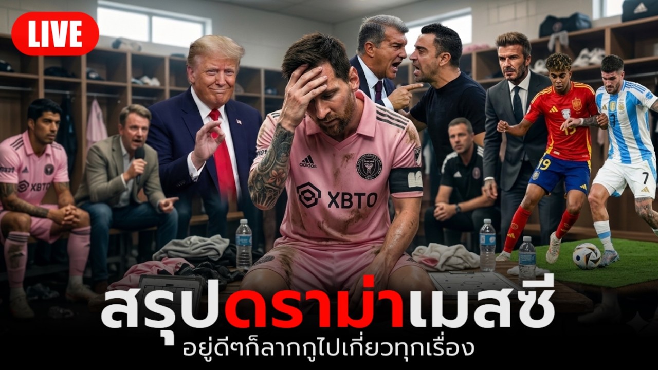 2 สัปดาห์เดือดของเมสซี่! ทำเนียบขาว/โดนบล็อก/การเมือง/บาร์ซ่า