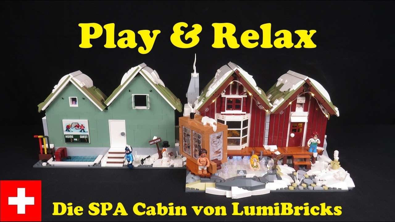 LUMIBRICKS 10011 / L9096 - SPA-Cabin mit Death Metal! Review!