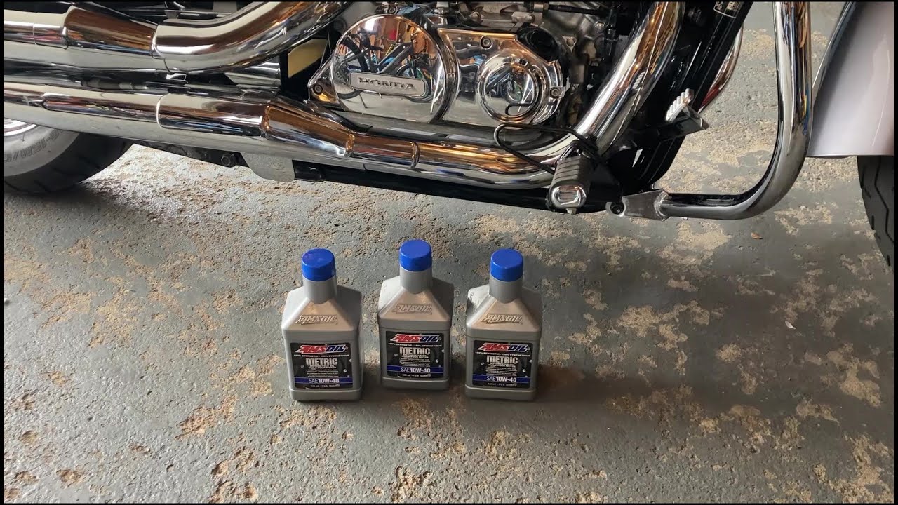 Oil Change On A 2014 Honda Shadow Aero Vt750