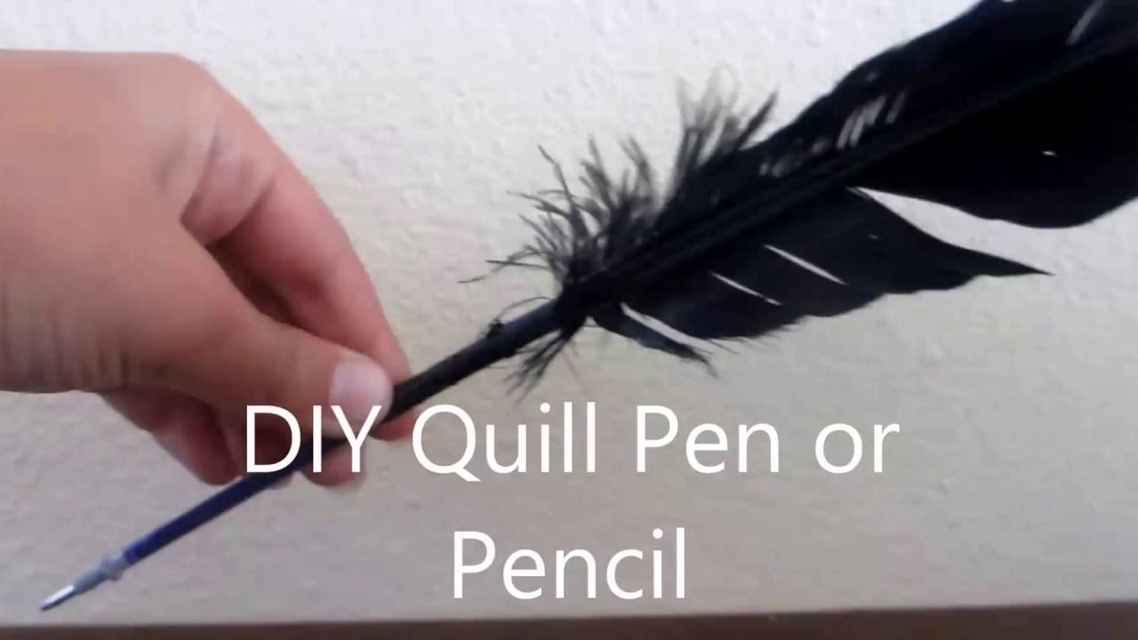 DIY Quill Pen or Pencil!