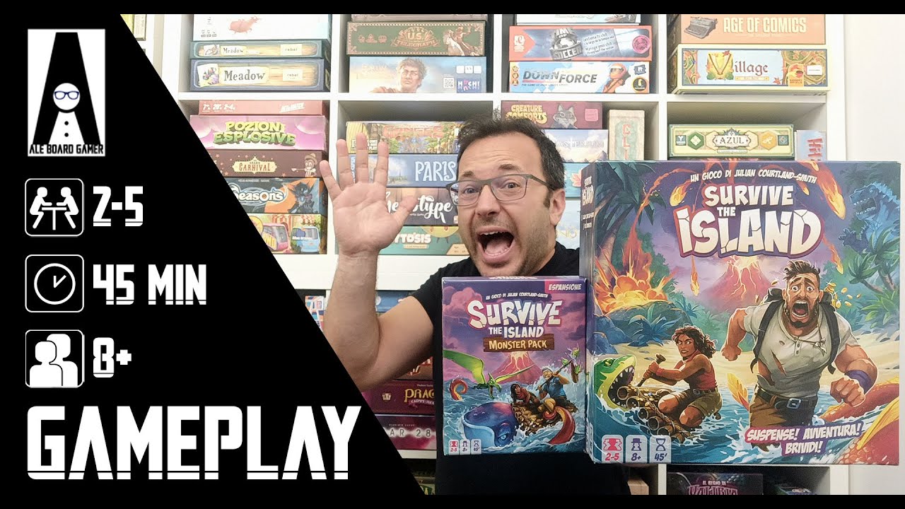 SURVIVE THE ISLAND + espansione MONSTER PACK [Gameplay] Un gioco tanto divertente quanto cattivo!