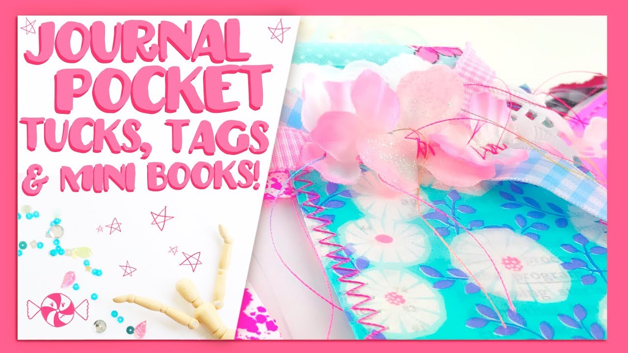 Junk Journal with Me!  Easy Tags, Tucks & Pockets!