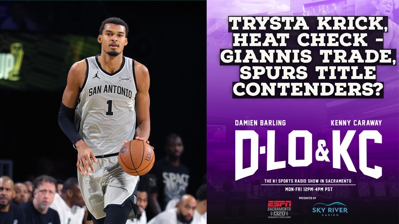 Trysta Krick, Heat Check - No Giannis Trade Till Offseason, Spurs NBA Finals Contenders?