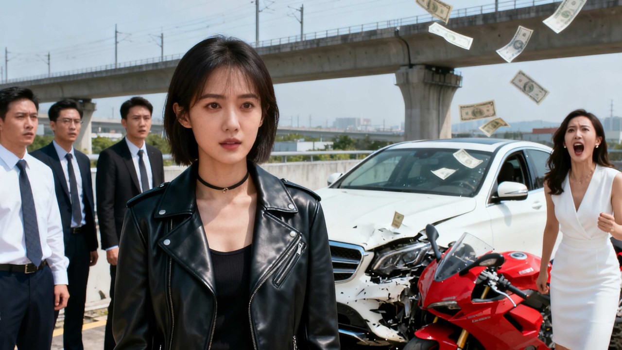 Seorang gadis menabrak motor CEO dan menuntut ganti rugi; ternyata dia bosnya.#drama