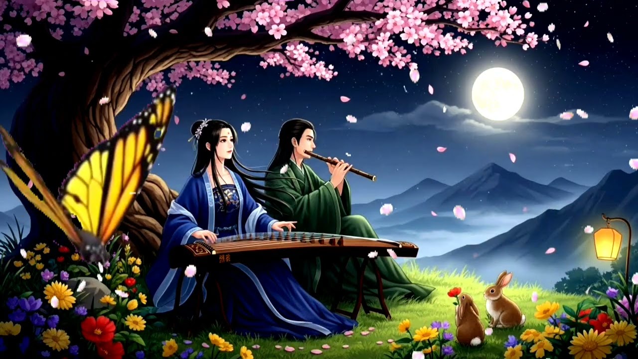 Music bamboo flute for sleep// Guzheng bamboo flute// Traditional bamboo flute 🪈