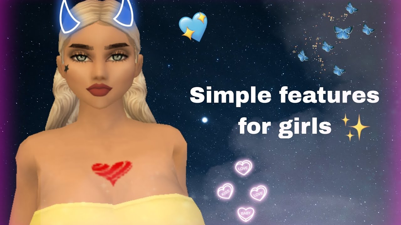 ♡ أفاكين لايف ملامح بنات بسيطه للمبتدئين || Simple features for girls in Avakin life ♡