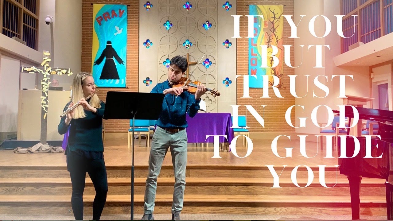 1600s hymn arranged for flute, violin, & organ | 