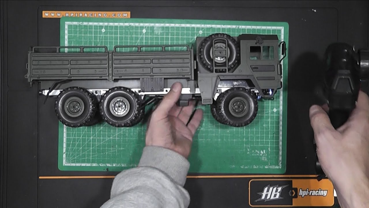 JJRC Q64 1/16 6WD RC Military Truck (Transporter-5)