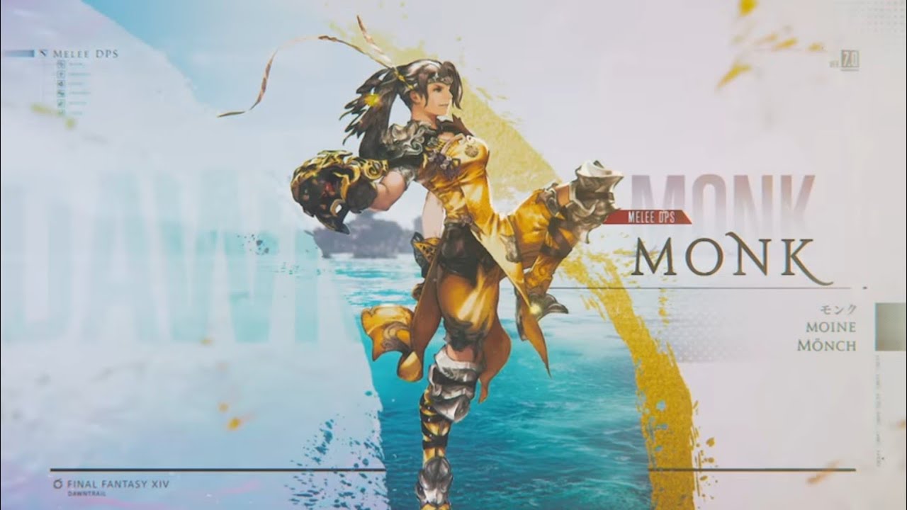 FFXIV Dawntrail Monk Job Actions