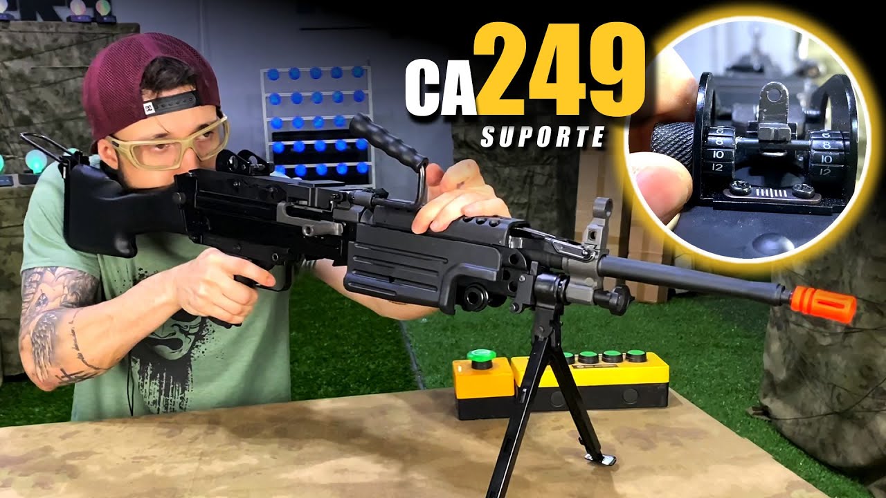 AIRSOFT para quem tem o DEDO NERVOSO! 🔥 | M249 CLASSIC ARMY