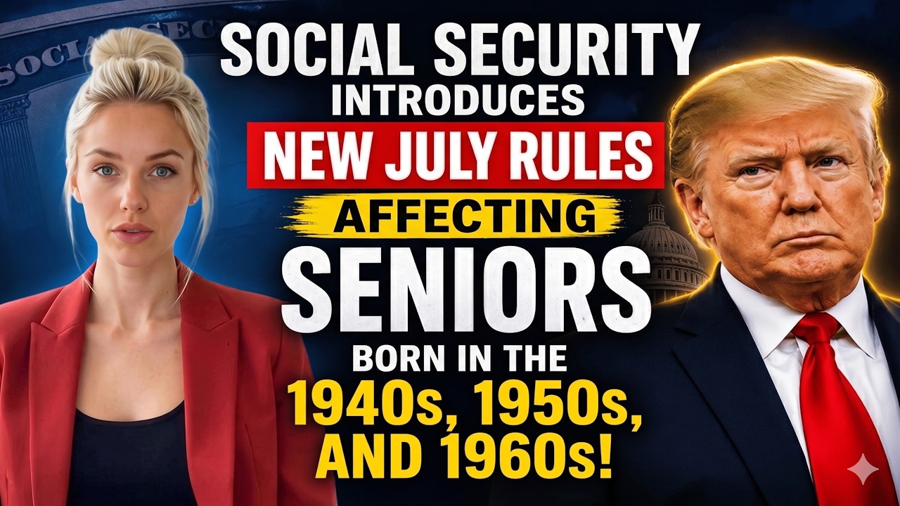 Social Security Introduces New July Rules Affecting Seniors Born in the 1940s, 1950s, and 1960s!