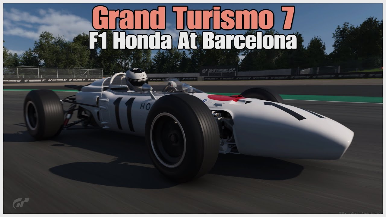 - Gran Turismo 7  Classic F1 Honda At Barcelona -