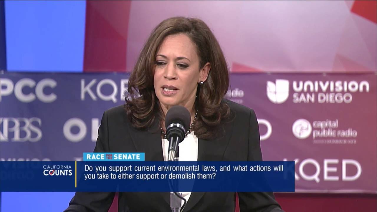 U.S. Senate Candidates Kamala Harris and Loretta Sanchez On Climate Change