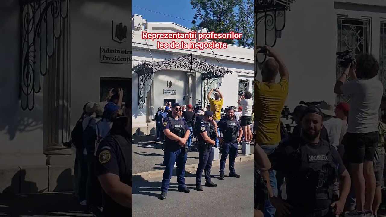 Protestul sindicatelor din &icirc;nvățăm&acirc;nt