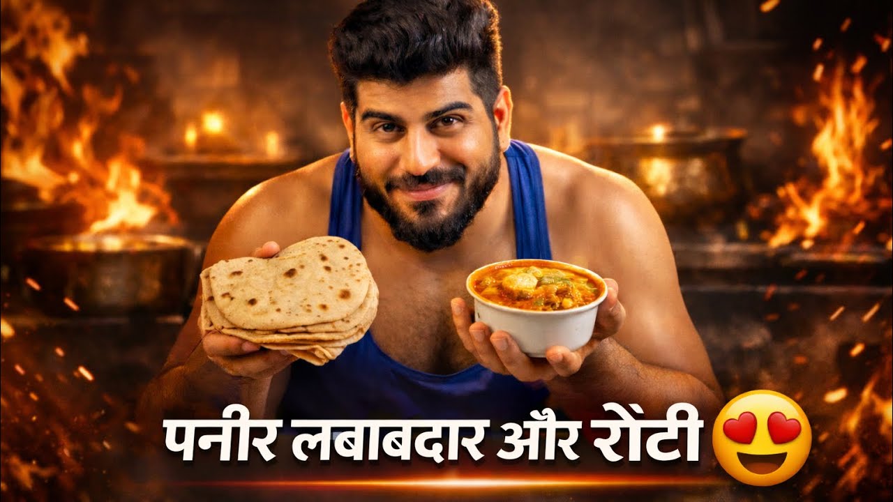 | MUKBANG | 👉 पनीर लबाबदार और 8 रोटी 😍| अगर मुँह में पानी न आए, तो कहना😋| #viral #youtube #food 