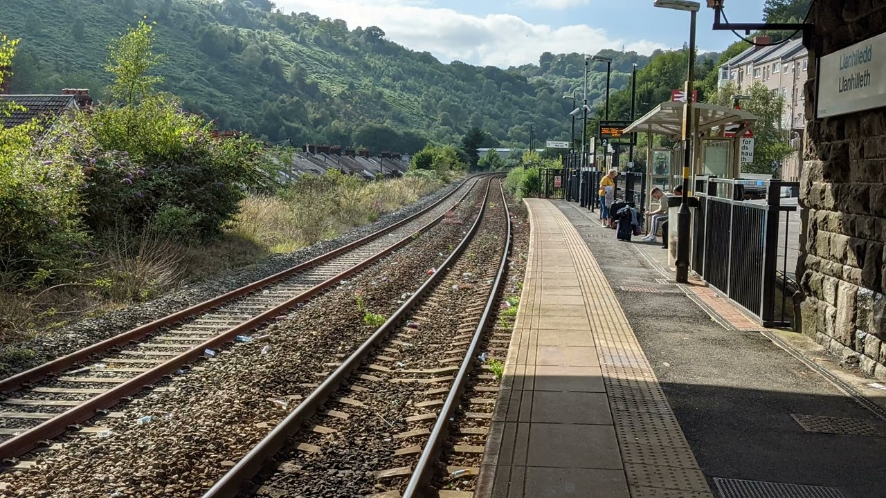 Llanhilleth Station. Wales.