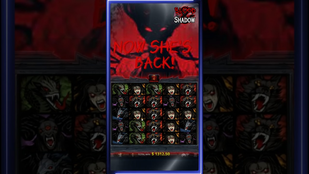 🥶FIRST EVER BLOOD & SHADOW 2 BIGGEST WIN! NOLIMIT CITY#newslots #newslots2024 #hugewin