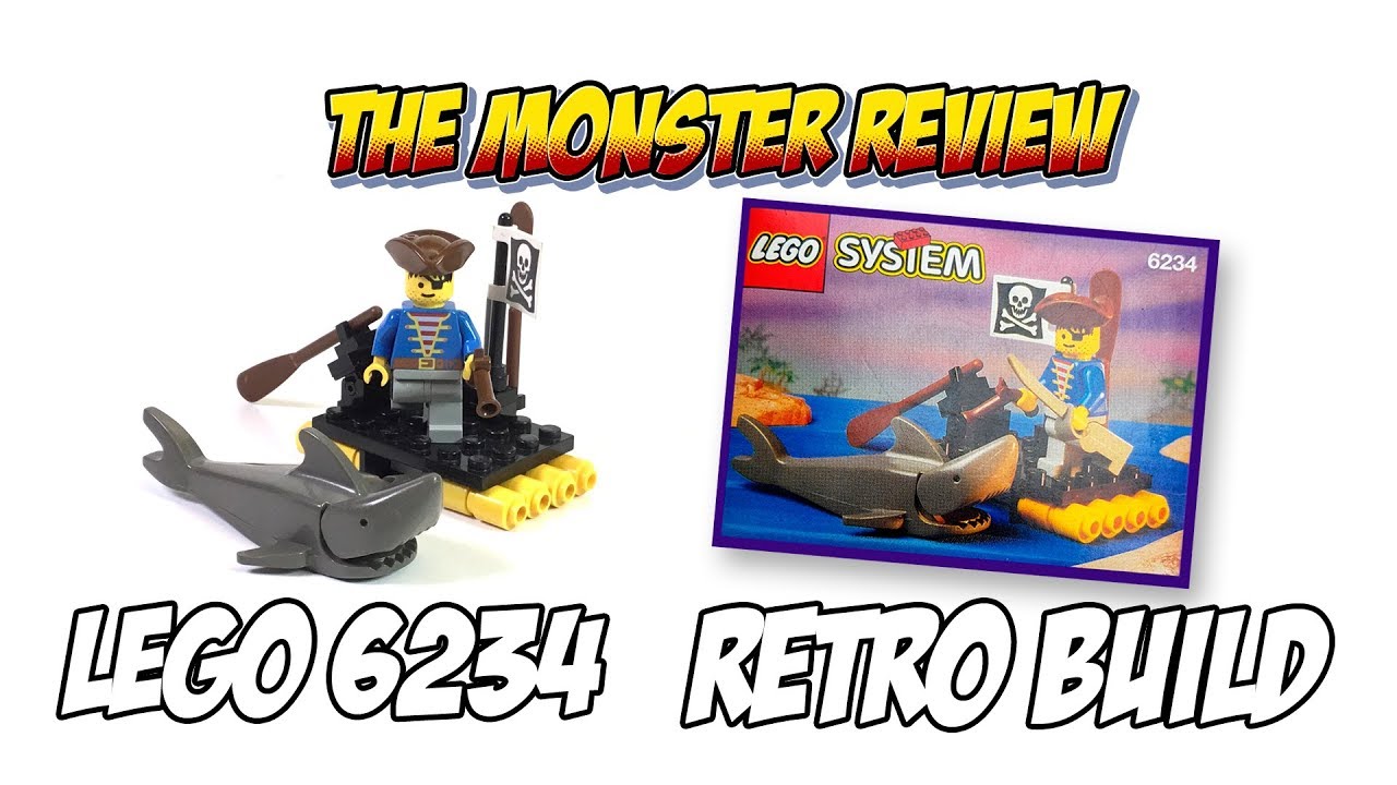 Lego 6234 - Renegades Raft - Classic Pirates - Retro Build