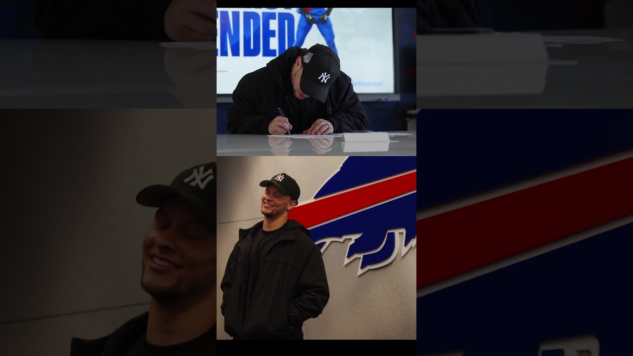 Behind-the-Scenes As Terrel Bernard Signs His Contract Extension! #shorts #nfl #buffalobills
